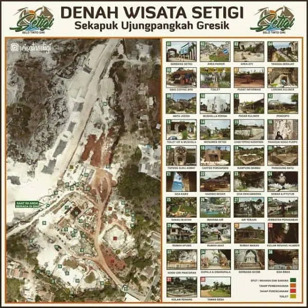 Denah Wisata Setigi Sekapuk Gresik