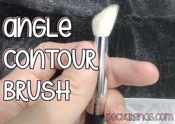 nama nama alat make up beserta gambarnya untuk pemula - angle contour brush