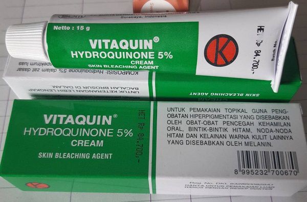 Vitaquin Hydroquinone Krim Pemutih yang aman