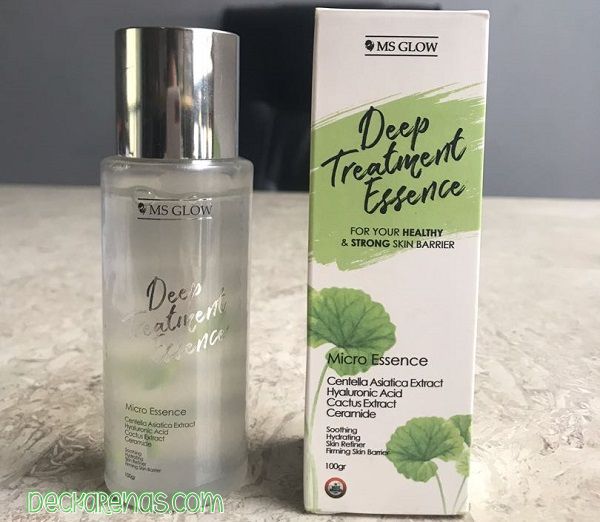 cara pakai Deep Treatment Essence MS Glow yang tepat