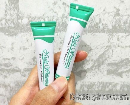 Salep Night Whitening Apakah Sudah BPOM halal aman