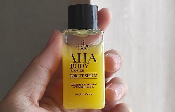 Cara pakai AHA Body Booster Bright Serum