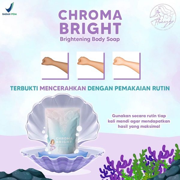 testimonial sabun chroma bright untuk kulit badan dan wajah