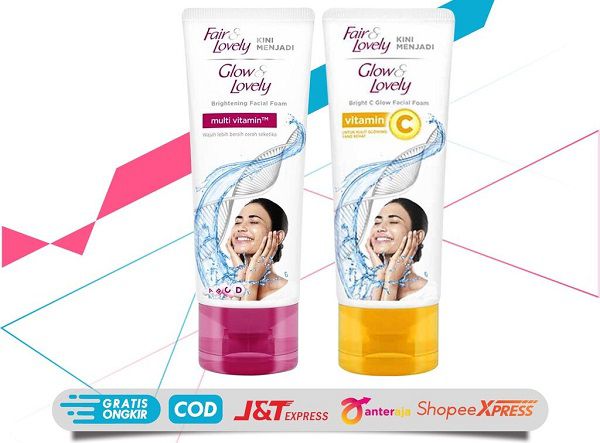 perbedaan fair and lovely pink dan kuning masker serum
