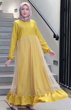 Baju Warna Lime Cocok Dengan Jilbab Warna Nude Pink