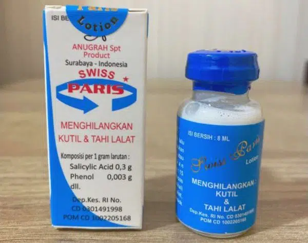 cara pakai swiss paris penghilang tahi lalat