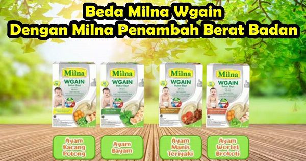 Beda Milna Wgain Dengan Milna Penambah Berat Badan